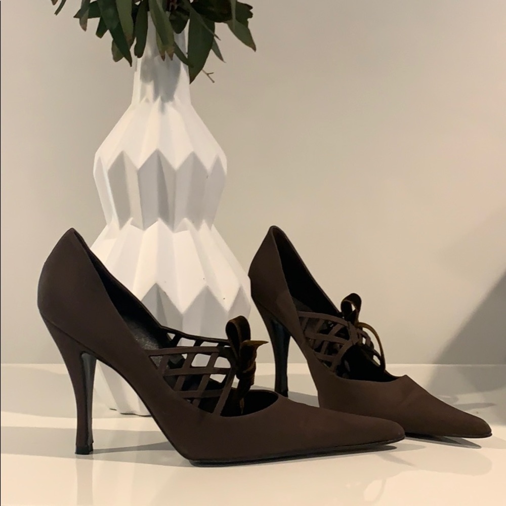 Brown Delman Heels